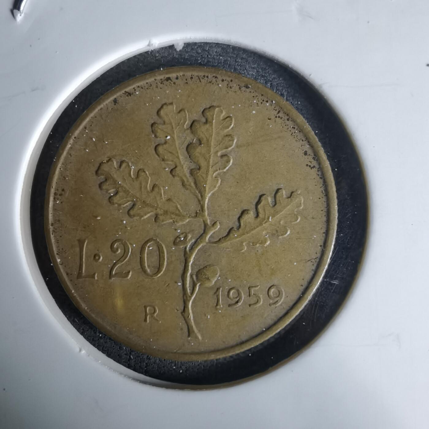 沼泽如烟--第991场 意大利1959年20里拉