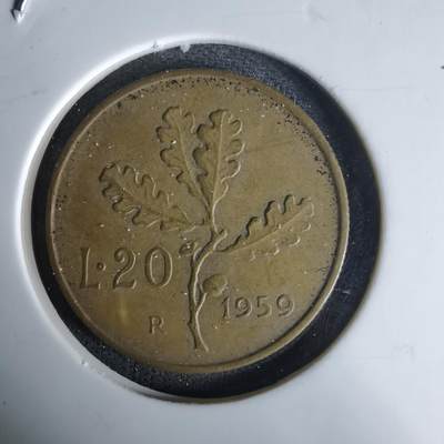 沼泽如烟--第991场 - 意大利1959年20里拉