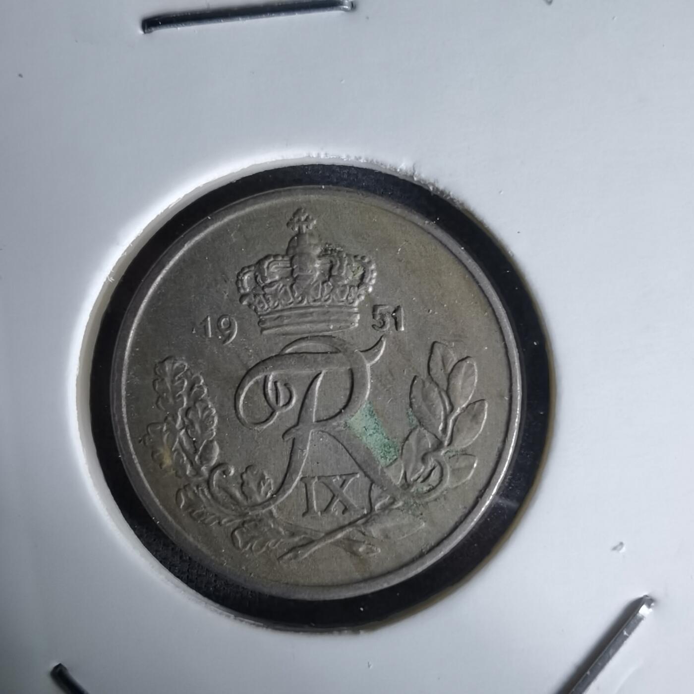 沼泽如烟--第991场 丹麦1951年10欧尔