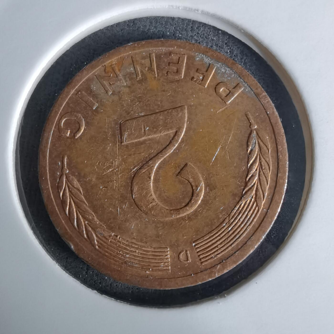 沼泽如烟--第991场 德国1973年2芬尼