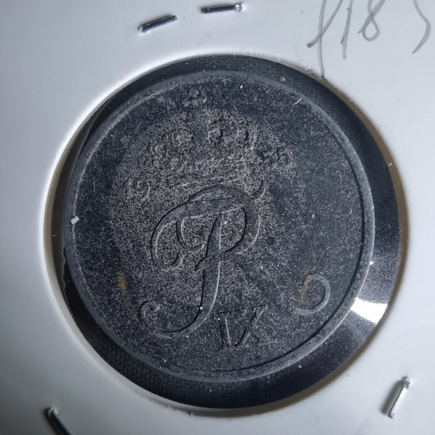 沼泽如烟--第991场 丹麦1955年5欧尔