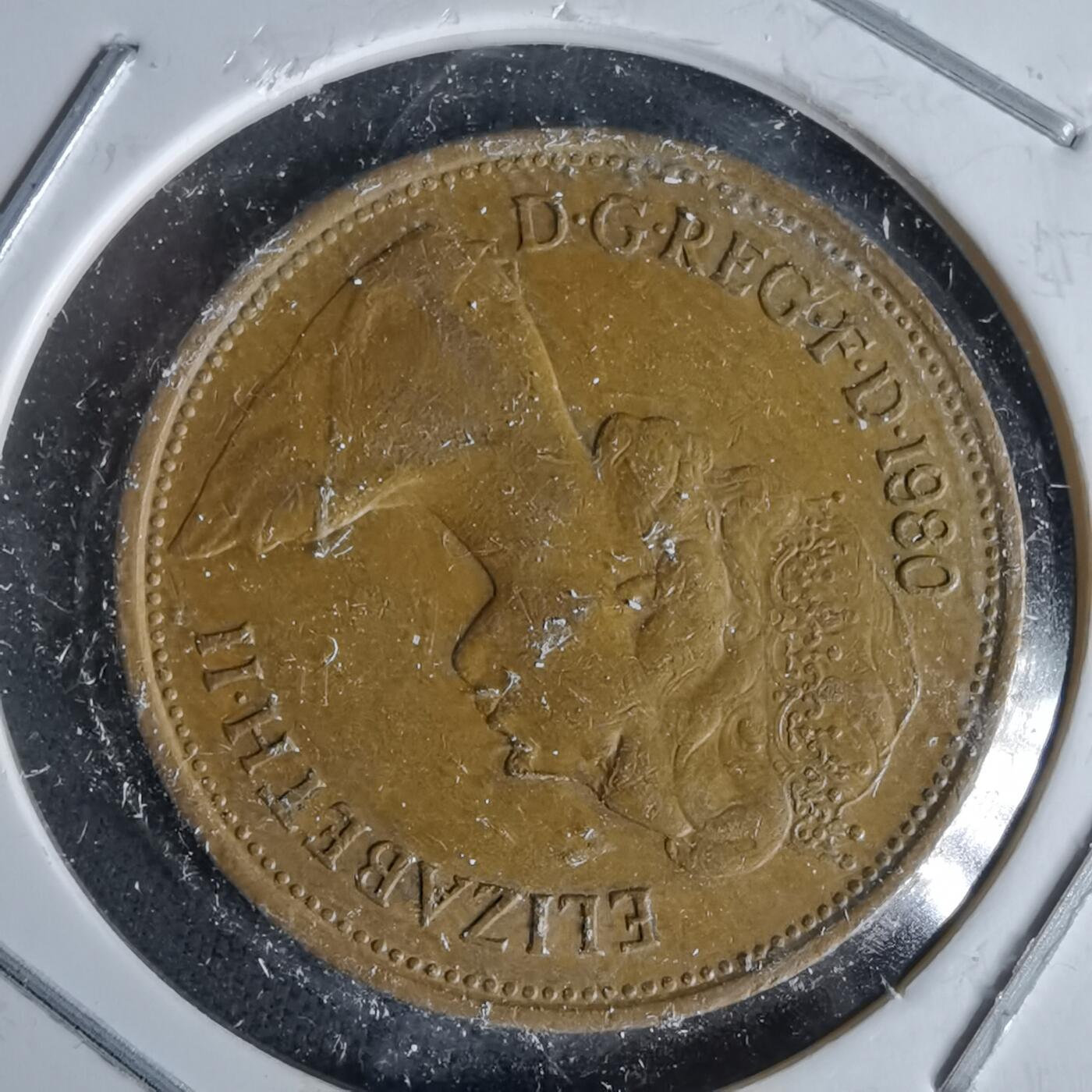 沼泽如烟--第991场 英国1980年2便士