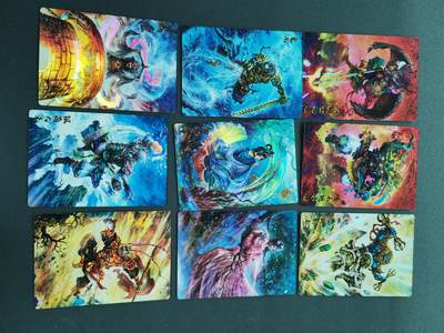 第114期阳大大卡牌拍卖第114期（持续收拍品，周五晚上九点截拍，进群福利早知道） 【兑换】卡德曼 杆子西游记 小全套54张