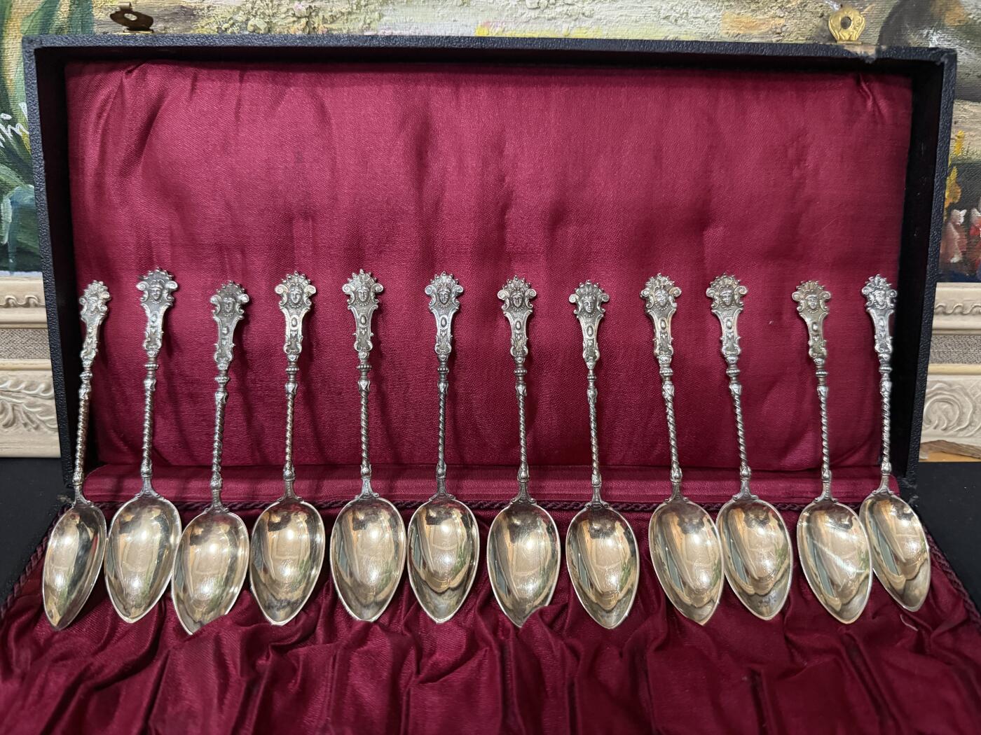 海外回流春节精品专场（一） 法国回流银勺子一套（10.8cm，122g，有银标800）