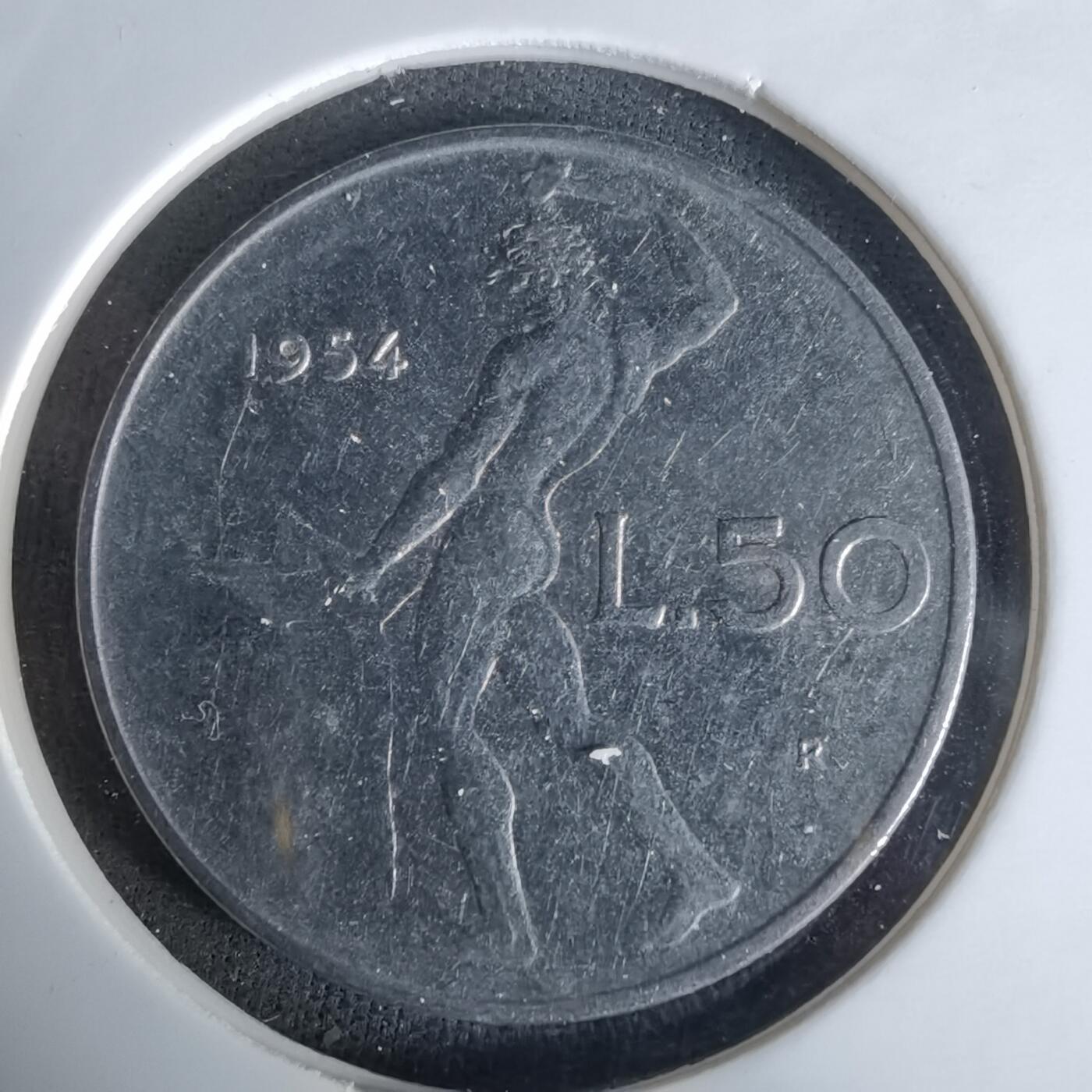 沼泽如烟--第991场 意大利1954年50里拉