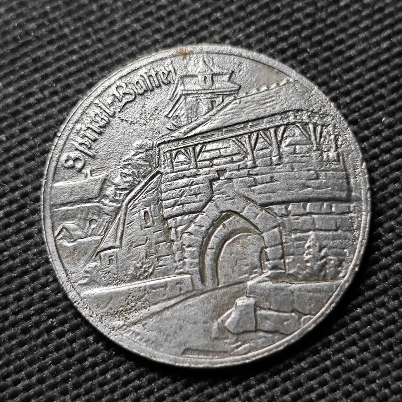 KK钱币收藏小铺  第397期 百期特怕（四拍之一） 2月预留时间 周末发货  1921德紧 罗滕堡市25芬尼 铁币