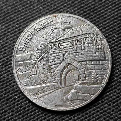 KK钱币收藏小铺  第397期 百期特怕（四拍之一） 2月预留时间 周末发货 -  1921德紧 罗滕堡市25芬尼 铁币