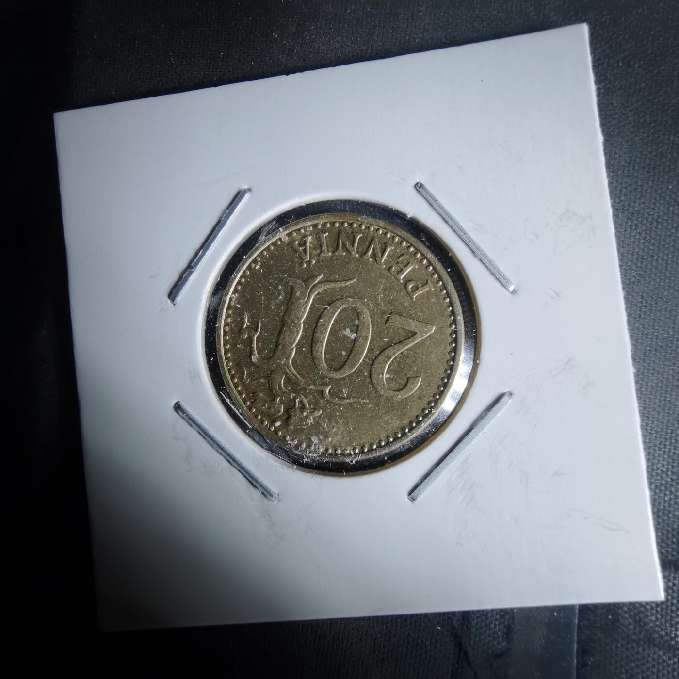 沼泽如烟--第991场 芬兰1975年20芬尼