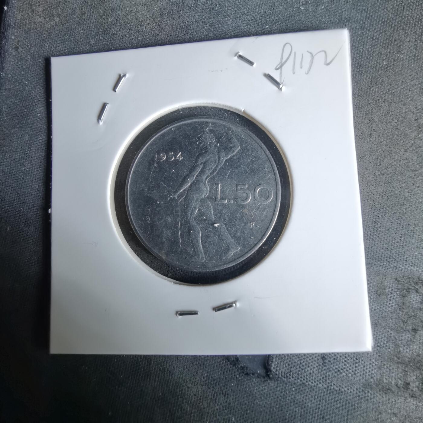 沼泽如烟--第991场 意大利1954年50里拉