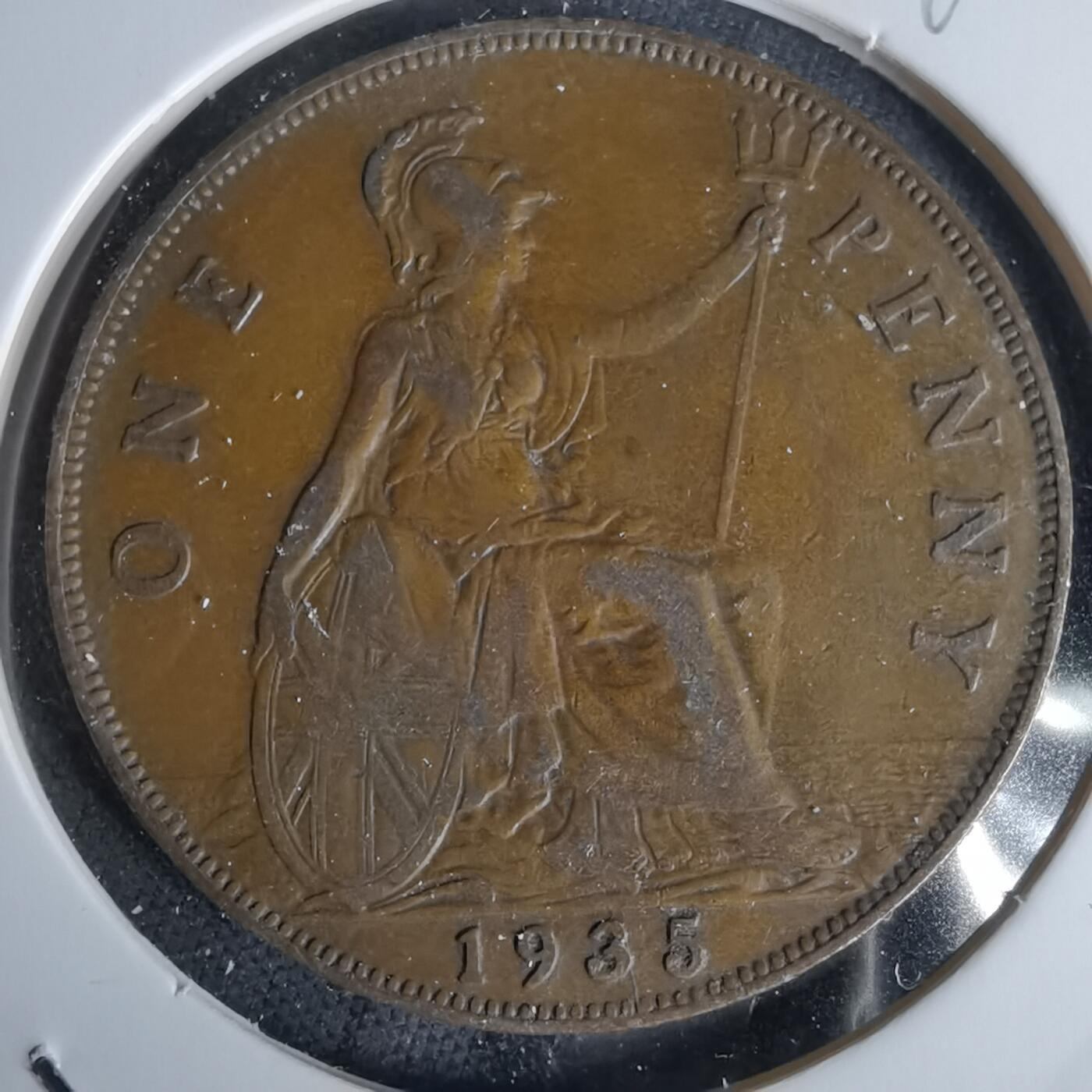 沼泽如烟--第991场 英国1935年1便士