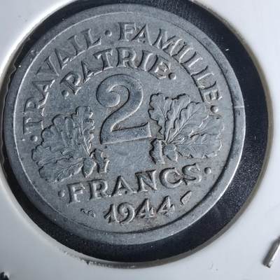 沼泽如烟--第991场 - 法国1944年2法郎