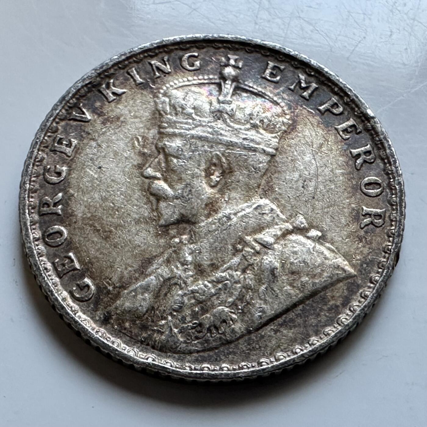 🌹外币初藏🌹🐯2026年第19场 快递已停，正月十五后再发 英属印度1936年1/4卢比银币 2.92克91.7%高银