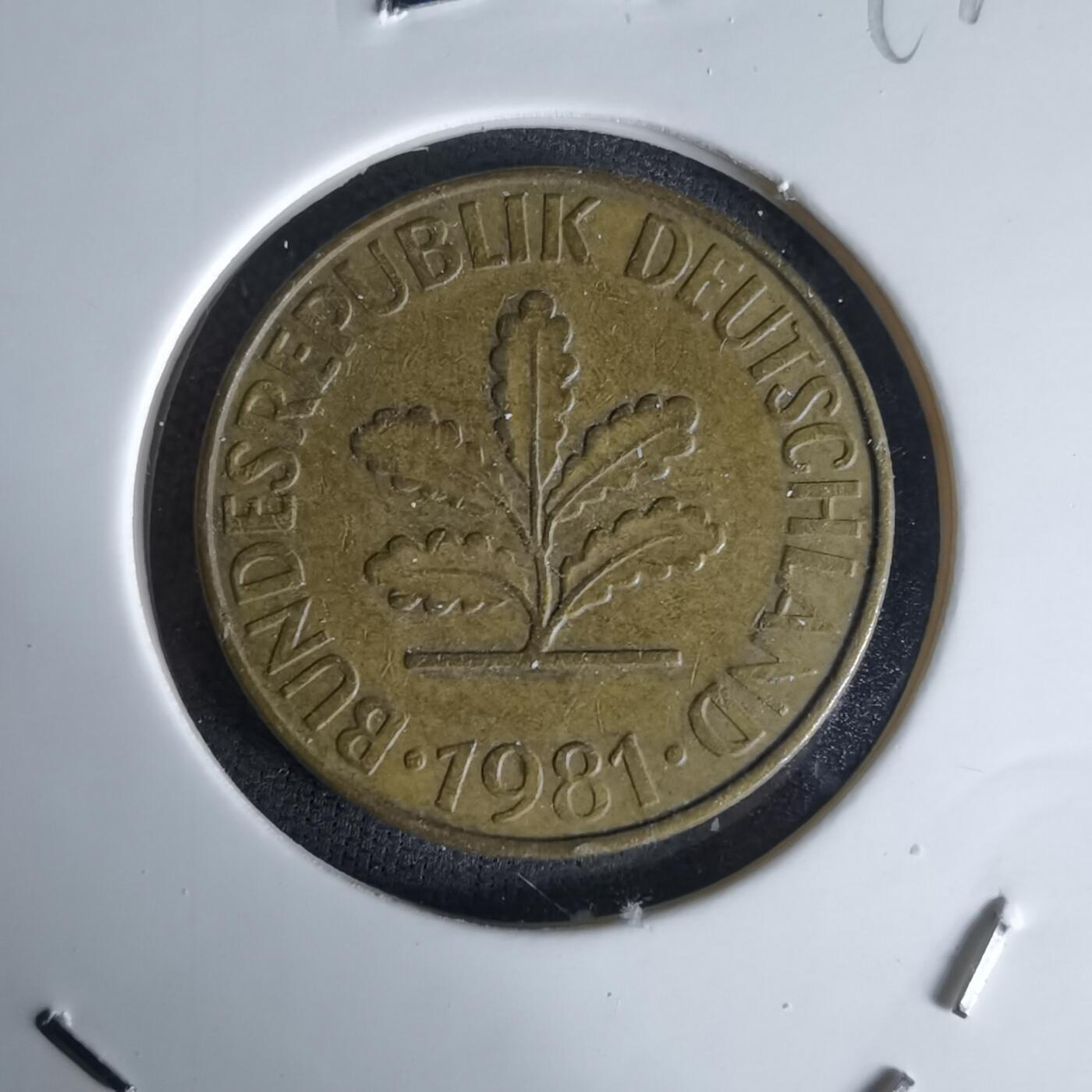 沼泽如烟--第991场 德国1981年10芬尼