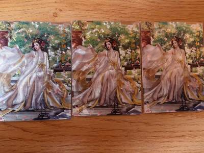 周四第100期阳大大卡牌拍卖第100期（持续收拍品，周六晚上九点截拍，进群福利早知道） - 【三联】卡德曼 武韵红颜 三国演义 兰心 赵粲 三联 折光粗闪