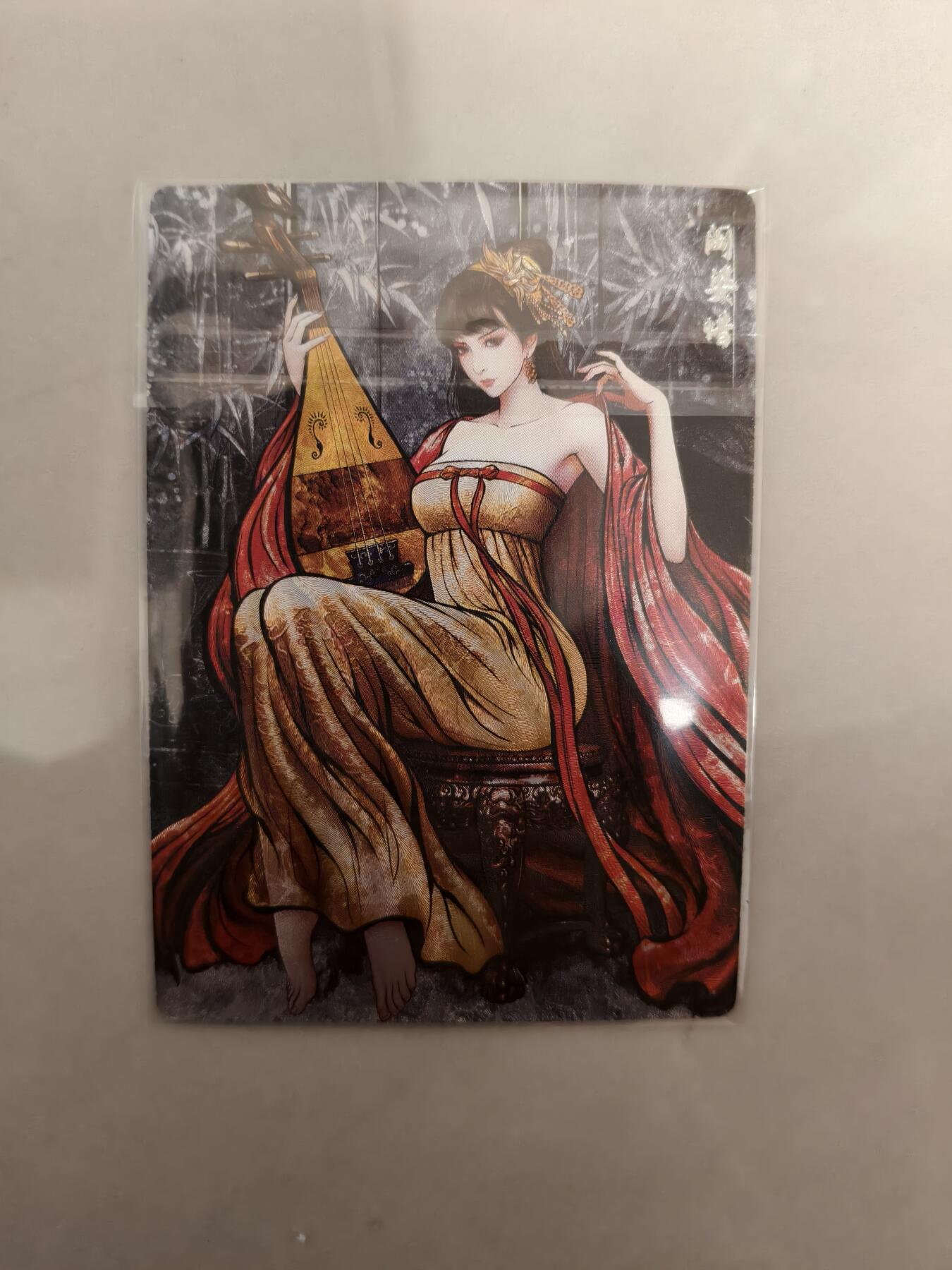 夜之极第三十九期 （2月11日周三晚9点截拍，欢迎竞拍） 卡德曼 张建东水浒盲盒 第二弹 特卡 阎婆惜 13/99 墨粗