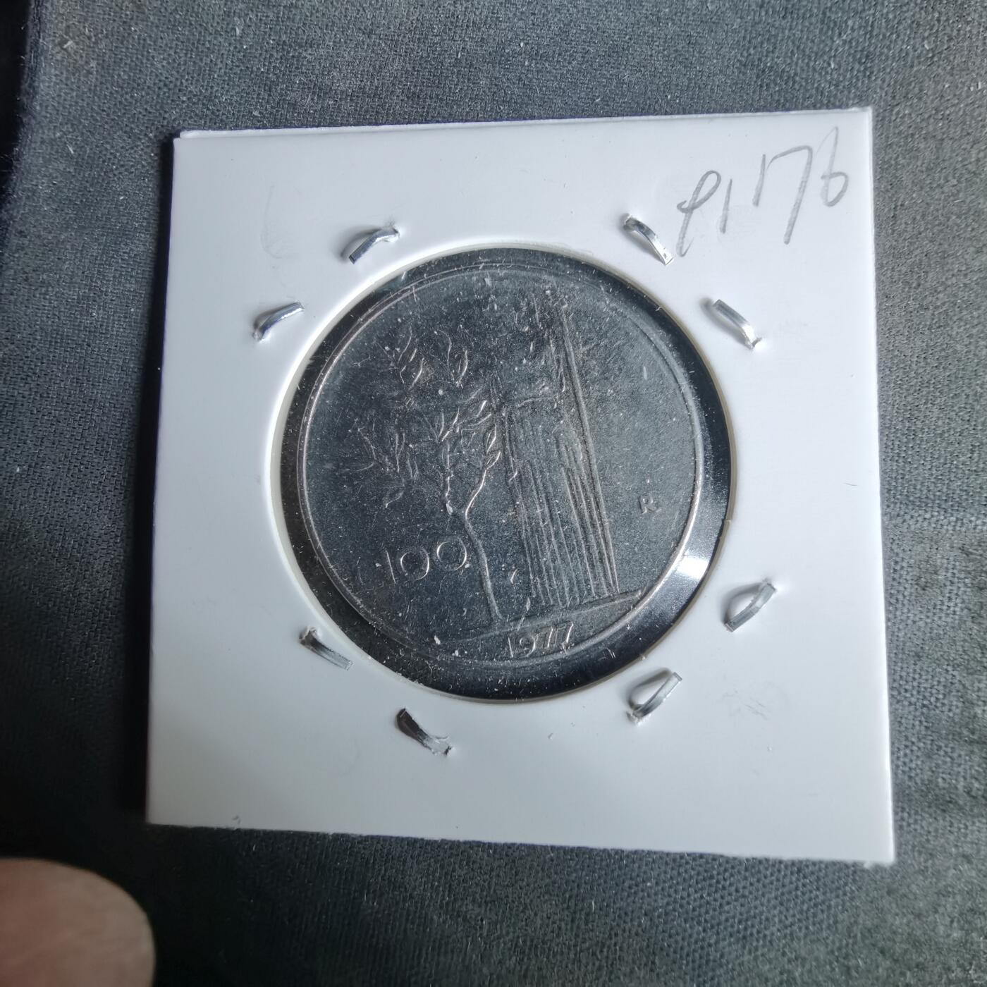 沼泽如烟--第991场 意大利1977年100里拉