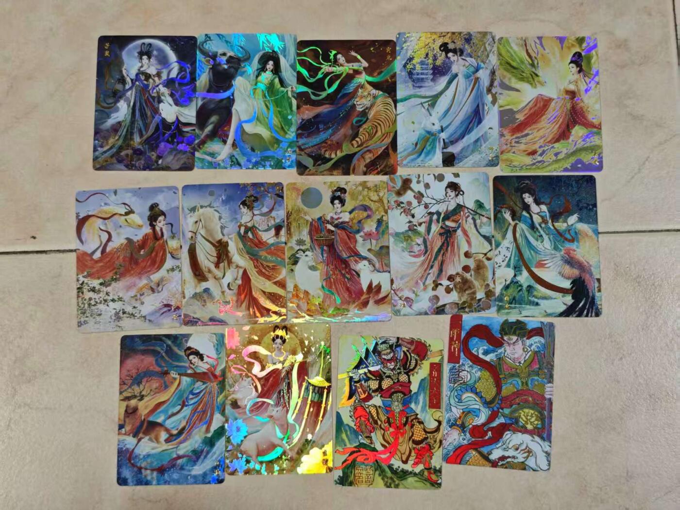 夜之极第三十九期 （2月11日周三晚9点截拍，欢迎竞拍） 山河潮玩 十二生肖+悟空二郎神  彩闪