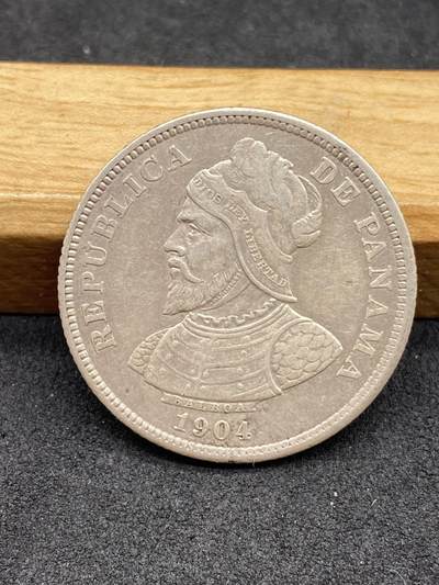 巴拿马1904年五枚银币 巴拿马1904年五枚银币