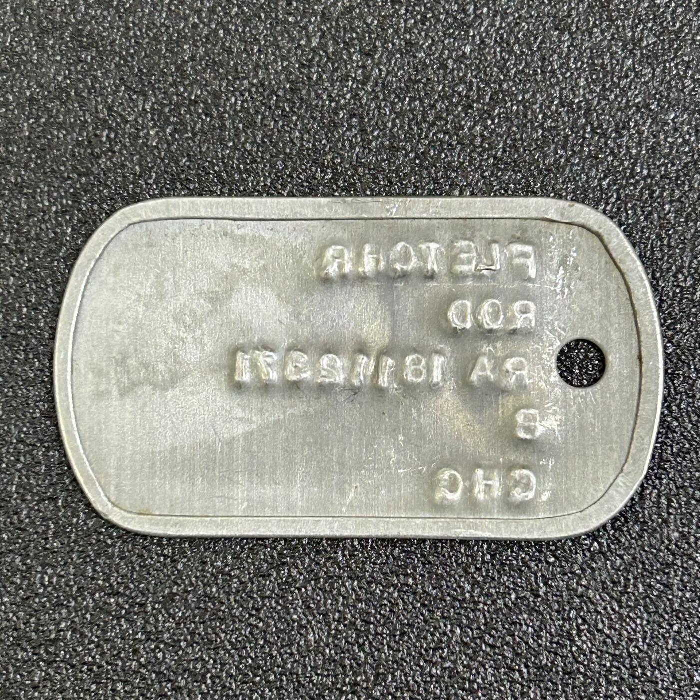 西秦中古拍卖第七十七期 2026马年新春专场 本场拍品年初九发出 越南战争时期 美军身份牌2号