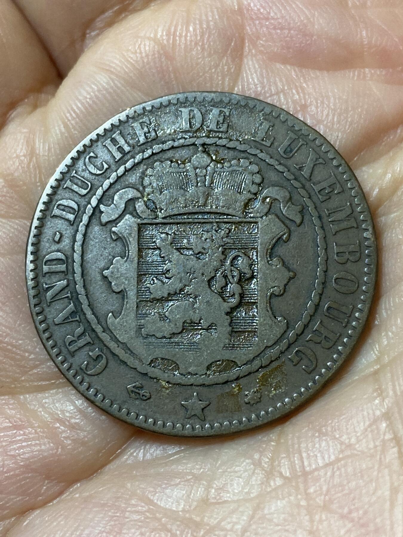 2026年第二十三场(总第一百九十二场）外国好品散币场(年后发货) 卢森堡🇱🇺1865年10分(荷兰威廉三世兼任卢森堡大公时期，第二版A标巴黎造)