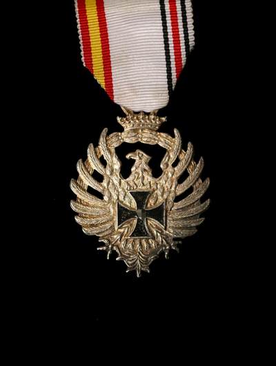 欢庆春节！戎马世界章牌大赏第112期春节大拍  德专场 - 西班牙蓝色师纪念苏联战役奖章