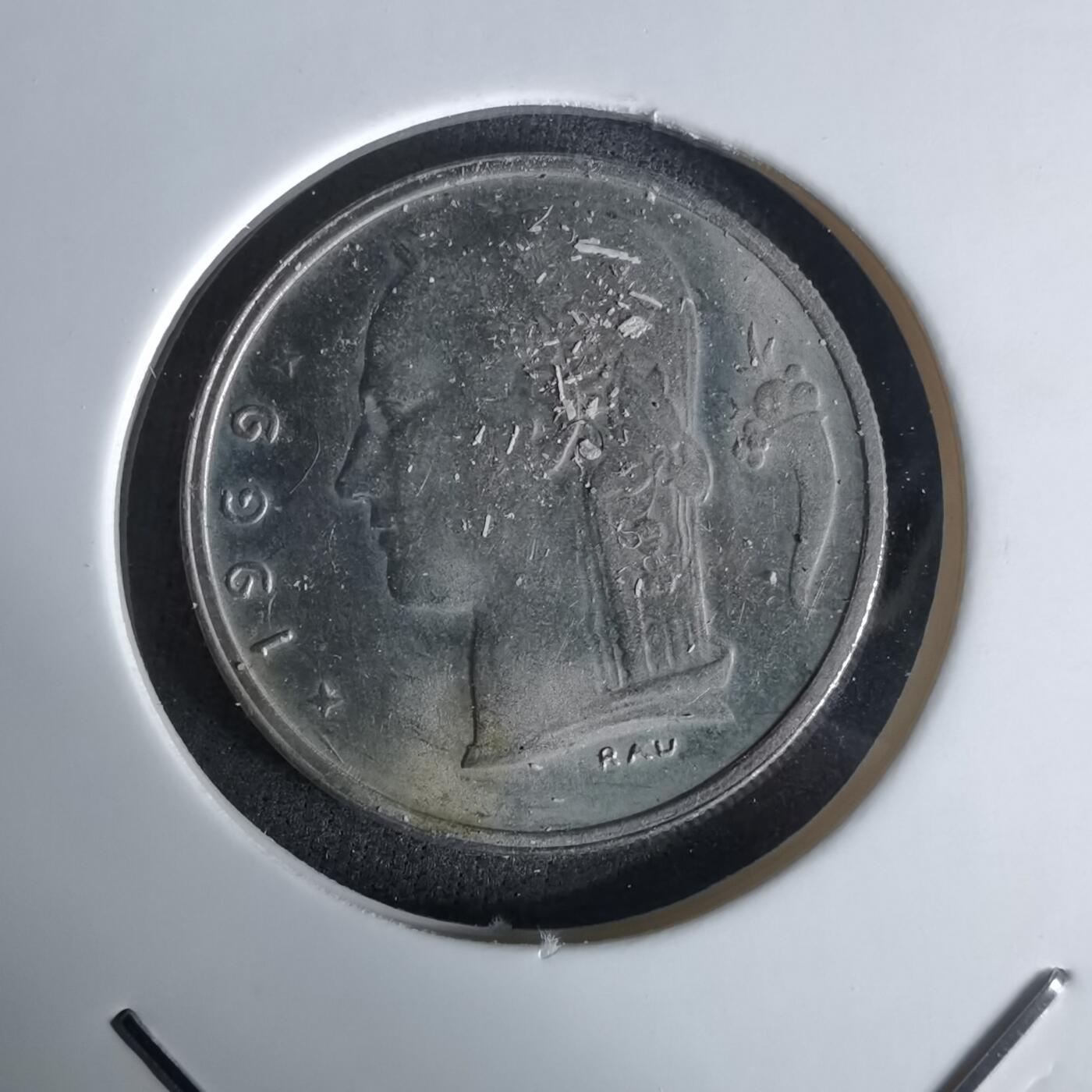 沼泽如烟--第991场 比利时1969年1法郎