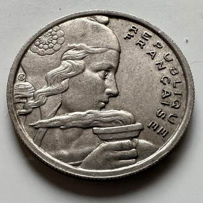 🌹外币初藏🌹🐯2026年第19场 快递已停，正月十五后再发 - 法国1954年100法郎