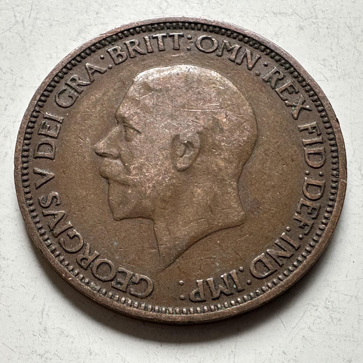 🌹外币初藏🌹🐯2026年第19场 快递已停，正月十五后再发 英国1936年1/2便士 半便士