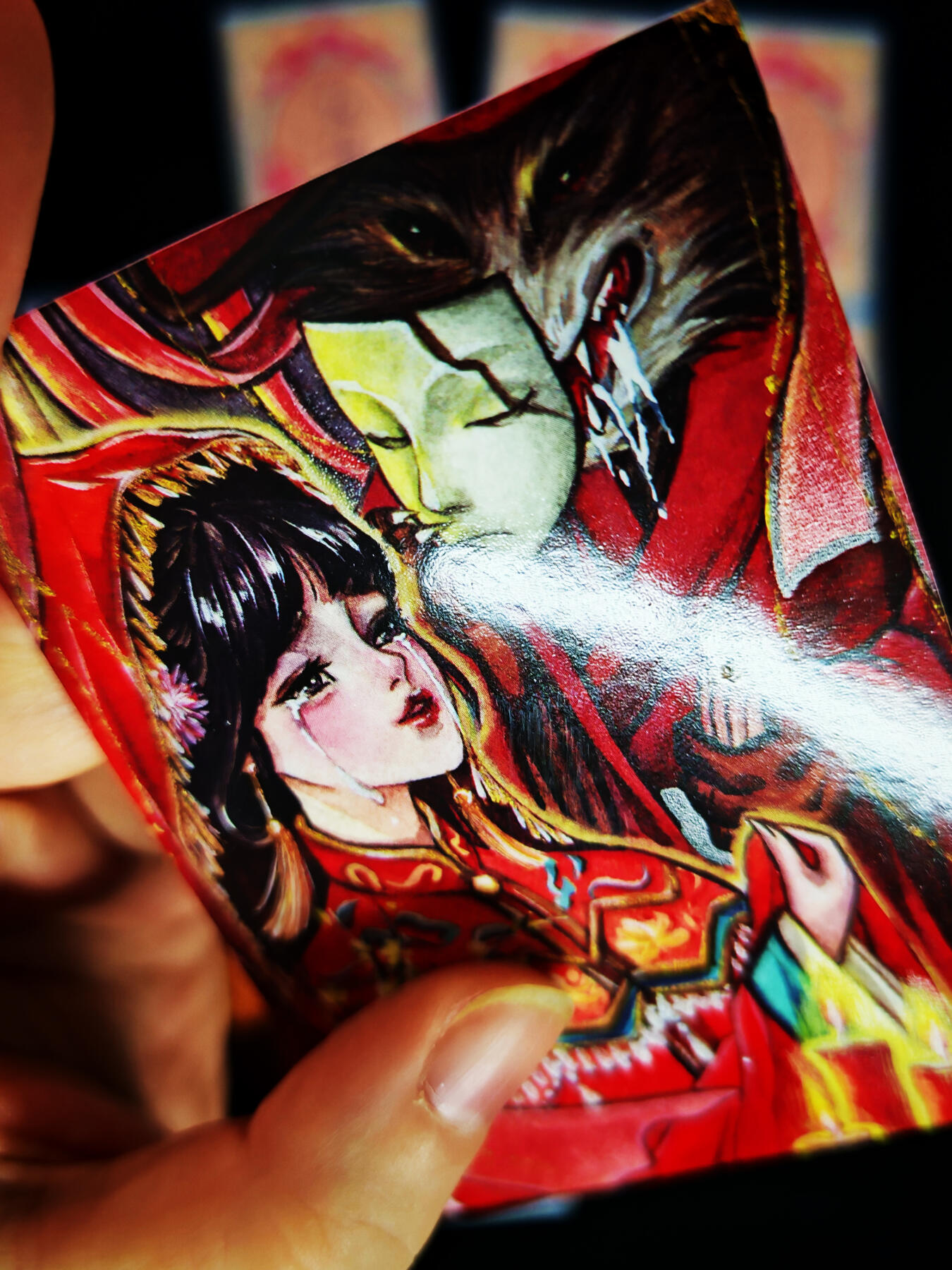 琦卡当当铺～第33期★★好多小漏~马上就结束了快来~支持寄存★★~【9点40结束】扫码加群抽[包邮券]~ 红楼梦 十二金钗 12张+1张中秋纪念卡 一共13张 （卡有小坑如图34）