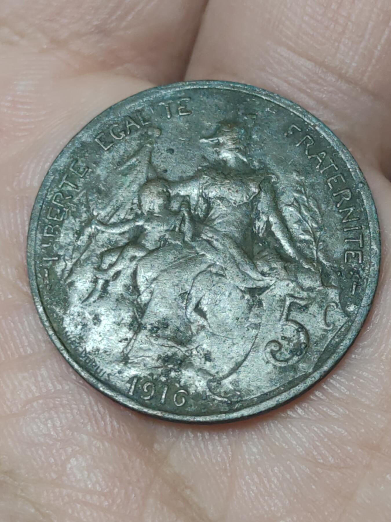 2026年第二十二场(总第一百九十一场）外国好品散币场(免佣金) 法兰西第三共和国1916年5生丁(第三版)