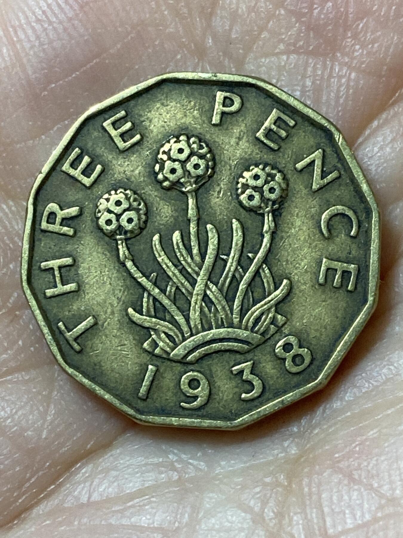 2026年第二十三场(总第一百九十二场）外国好品散币场(年后发货) 英国🇬🇧1938年3便士(乔治六世第一版)