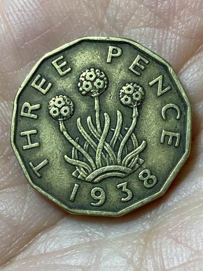 2026年第二十三场(总第一百九十二场）外国好品散币场(年后发货) - 英国🇬🇧1938年3便士(乔治六世第一版)