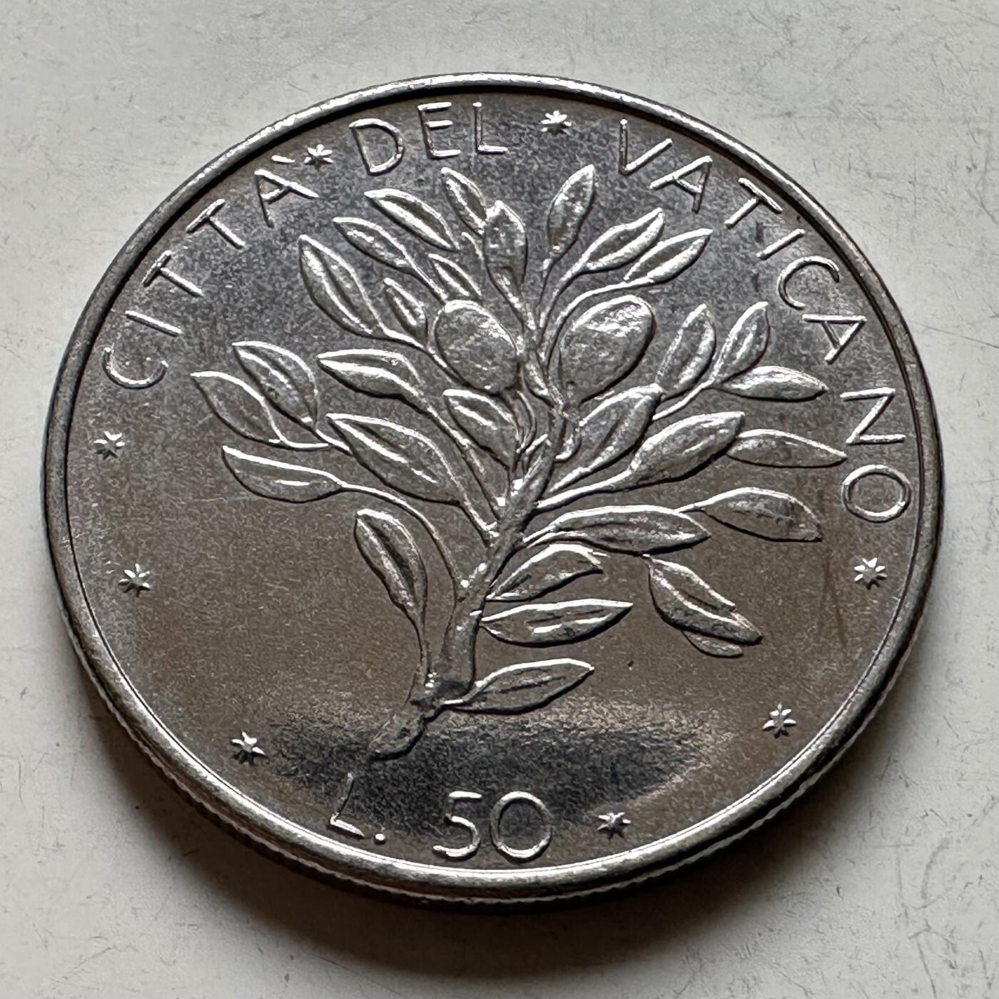 🌹外币初藏🌹🐯2026年第19场 快递已停，正月十五后再发 梵蒂冈1976年50里拉