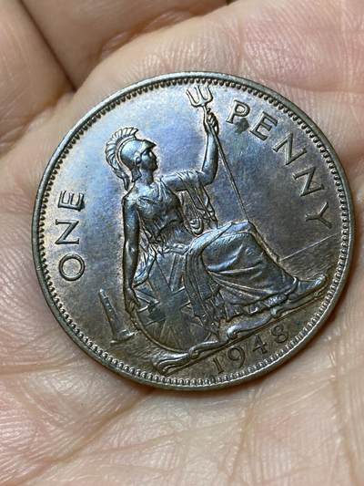 2026年第二十三场(总第一百九十二场）外国好品散币场(年后发货) - 好品–英国🇬🇧1948年1便士(乔治六世第一版，关门年)