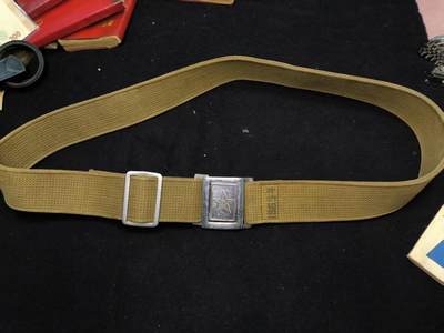 （450件拍品！制服徽章盛宴）罗岚⭐爱藏⭐年前甄选大拍场-店主清仓处理-分享拍场额外现金红包（实体经营） - su-M55式陆士兵腰带 （早期紧袖口时期镀铬版本 好品少见）