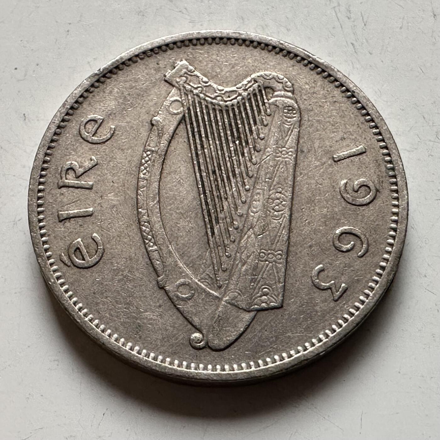 🌹外币初藏🌹🐯2026年第19场 快递已停，正月十五后再发 爱尔兰1963年6便士