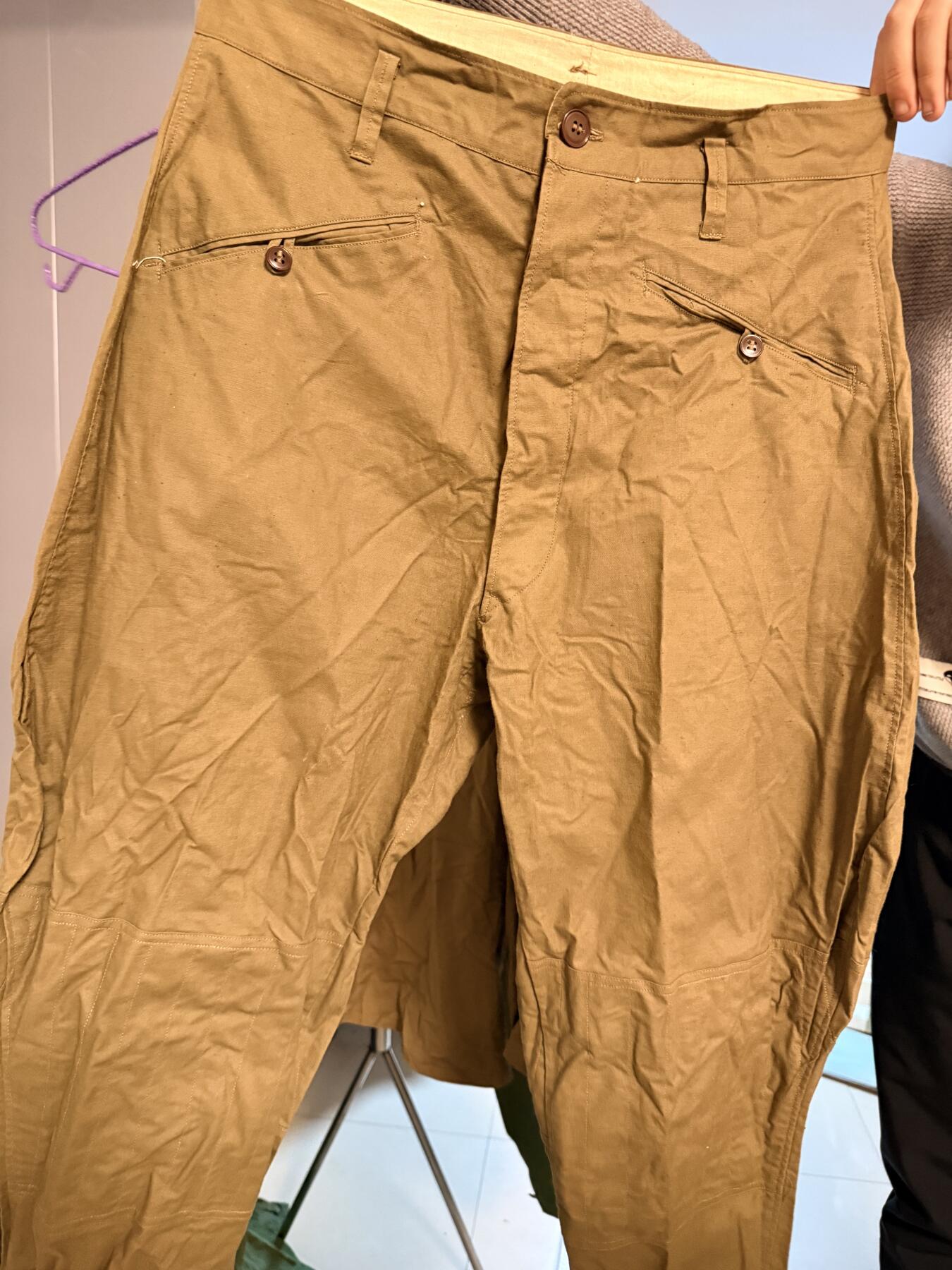 （450件拍品！制服徽章盛宴）罗岚⭐爱藏⭐年前甄选大拍场-店主清仓处理-分享拍场额外现金红包（实体经营） su-M55式陆装甲/骑兵马裤 一号尺码 基本全新