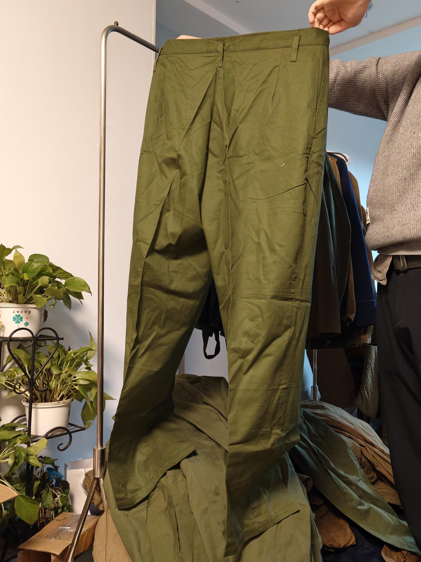 （450件拍品！制服徽章盛宴）罗岚⭐爱藏⭐年前甄选大拍场-店主清仓处理-分享拍场额外现金红包（实体经营） su-M65式陆早期棉布裤子 少见特号尺码 全新