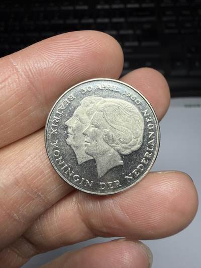 2025年集古藏今外币拍卖第二期-第7场—（总第307拍），可以寄存60天，满160元包邮。 - 1960年荷兰1G