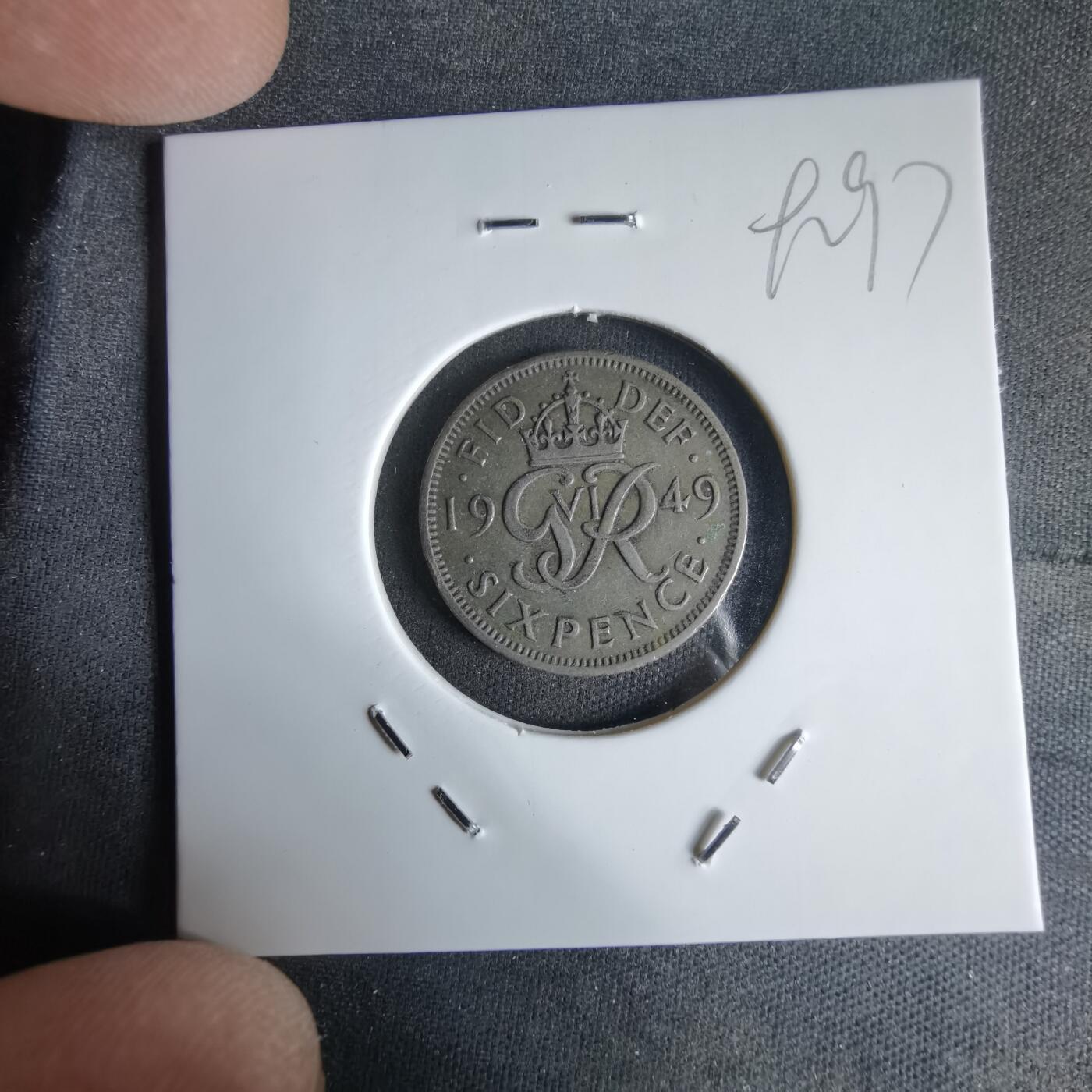 沼泽如烟--第992场 英国1949年6便士