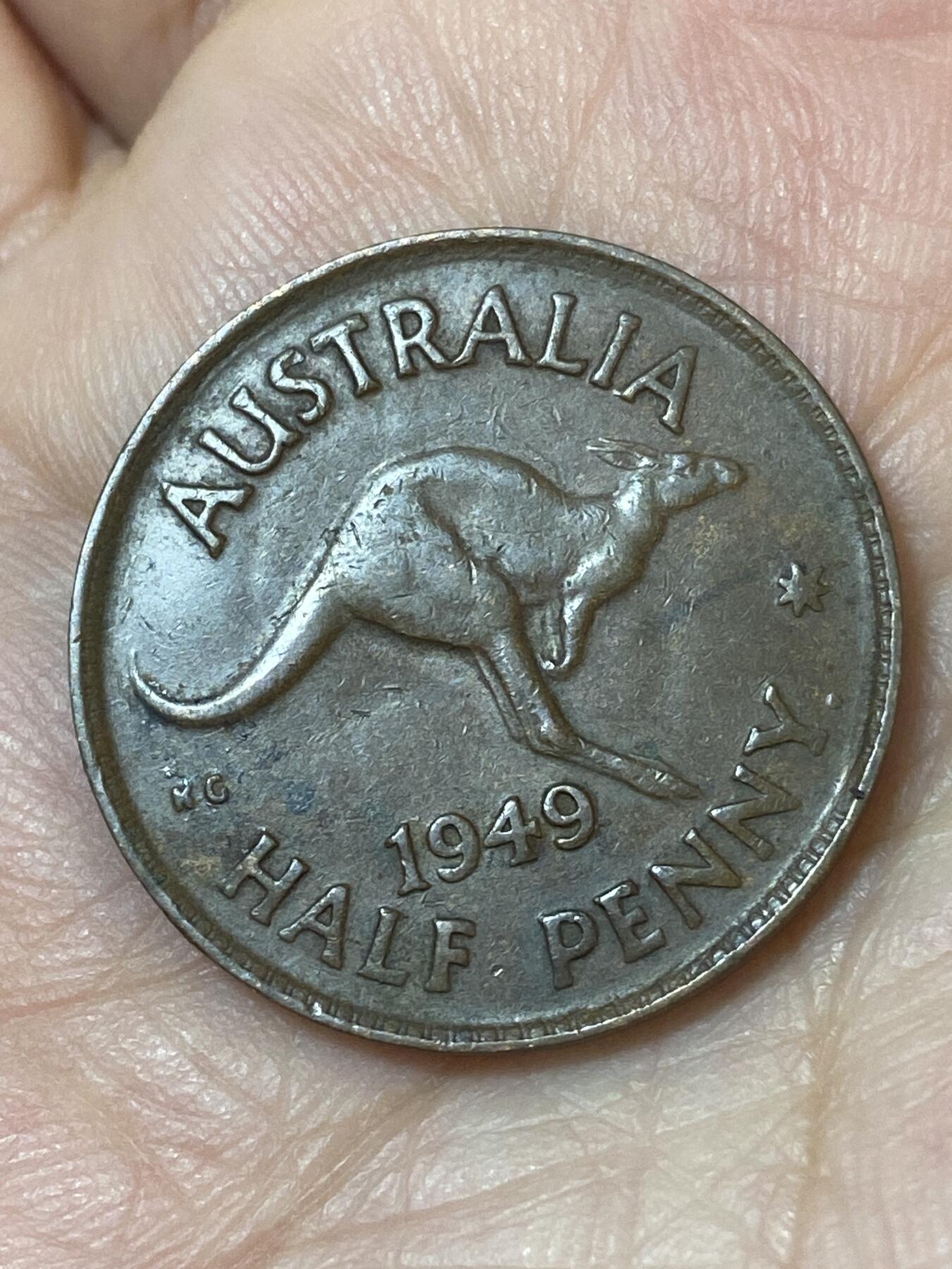 2026年第二十四场(总第一百九十三场）外国好品散币场(免佣金) 澳大利亚🇦🇺1949年半便士(乔治六世第二版，p版珀斯造)