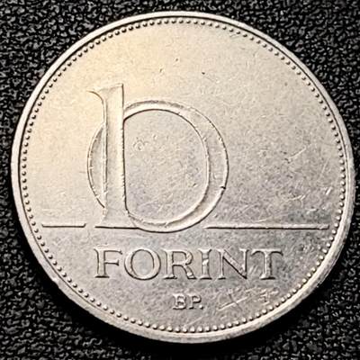 泉币菌-第191场- 迎春节专场 本场拍品多 请提前出价 年前能发货的最后一场（本期结束后 明天 2月14日发货 请及时付款） - 匈牙利10福林25mm 欧洲币