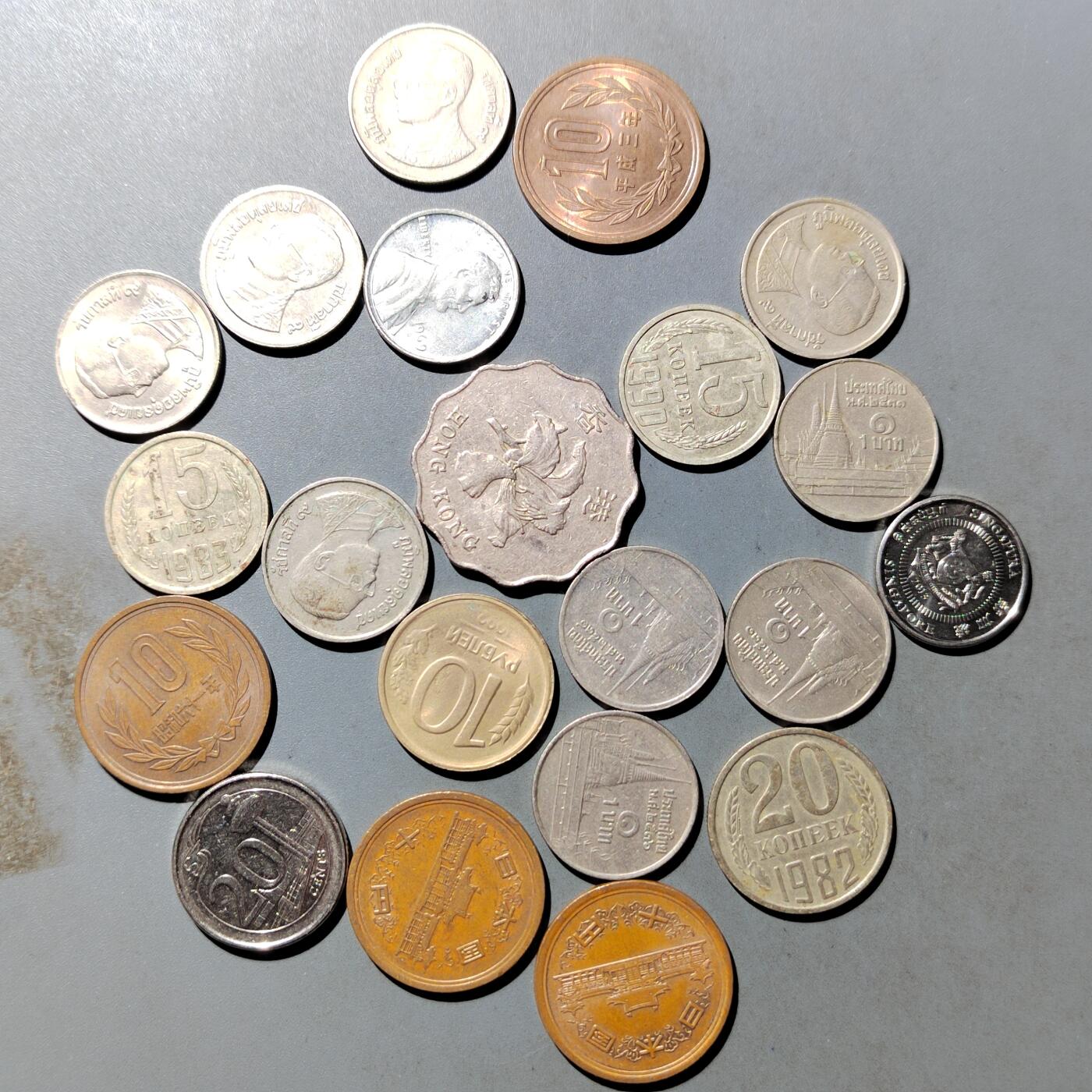 PCAI钱币  23-759  古钱铜元小专场 外币