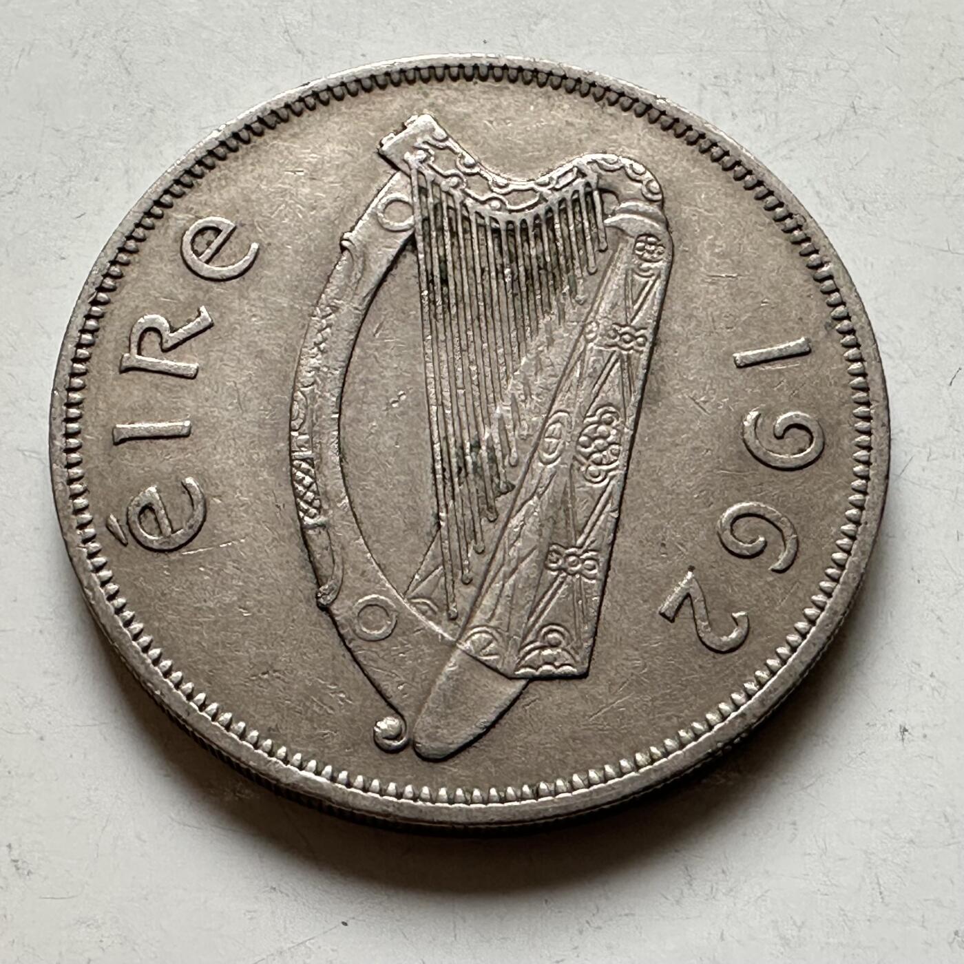 🌹外币初藏🌹🐯2026年第19场 快递已停，正月十五后再发 爱尔兰1962年半克朗