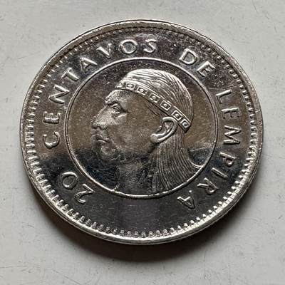 🌹外币初藏🌹🐯2026年第19场 快递已停，正月十五后再发 - 洪都拉斯1999年20分