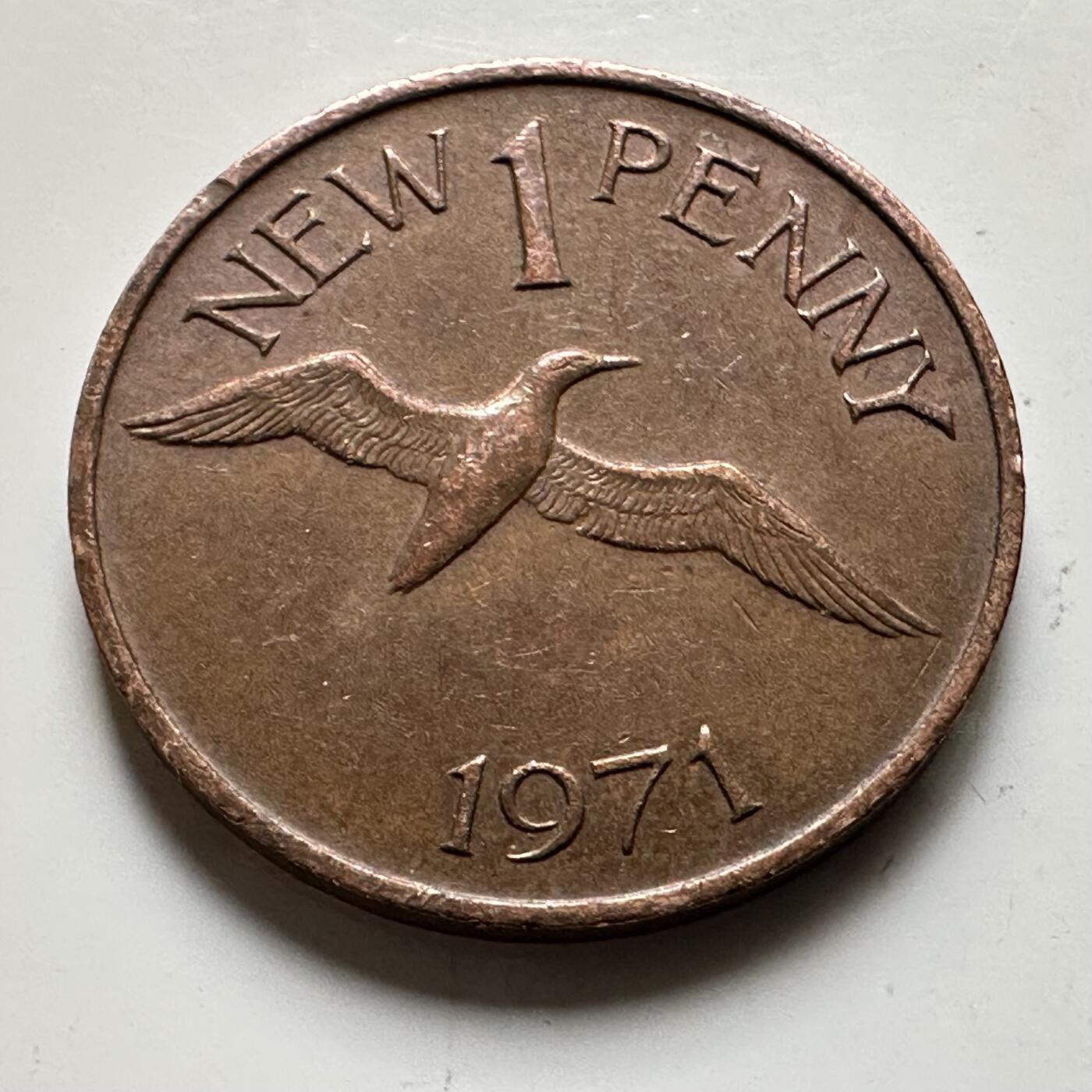 🌹外币初藏🌹🐯2026年第19场 快递已停，正月十五后再发 根西岛1971年1便士