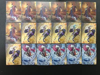 天玑星卡拍第171期《2.12周四截拍年前最后一场》持续收拍收评中 满赠卡需备注 - 轩辕春秋 锦绣三国 诸葛亮 马超 赵云 普卡 18张