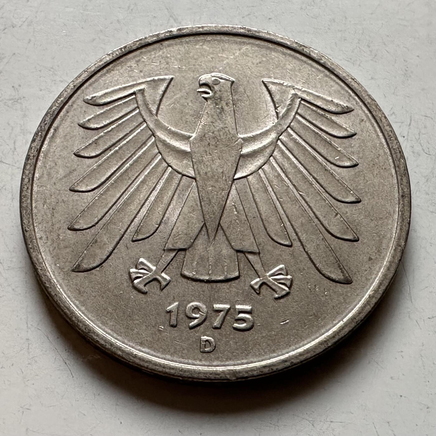 🌹外币初藏🌹🐯2026年第19场 快递已停，正月十五后再发 德国1975年五马克