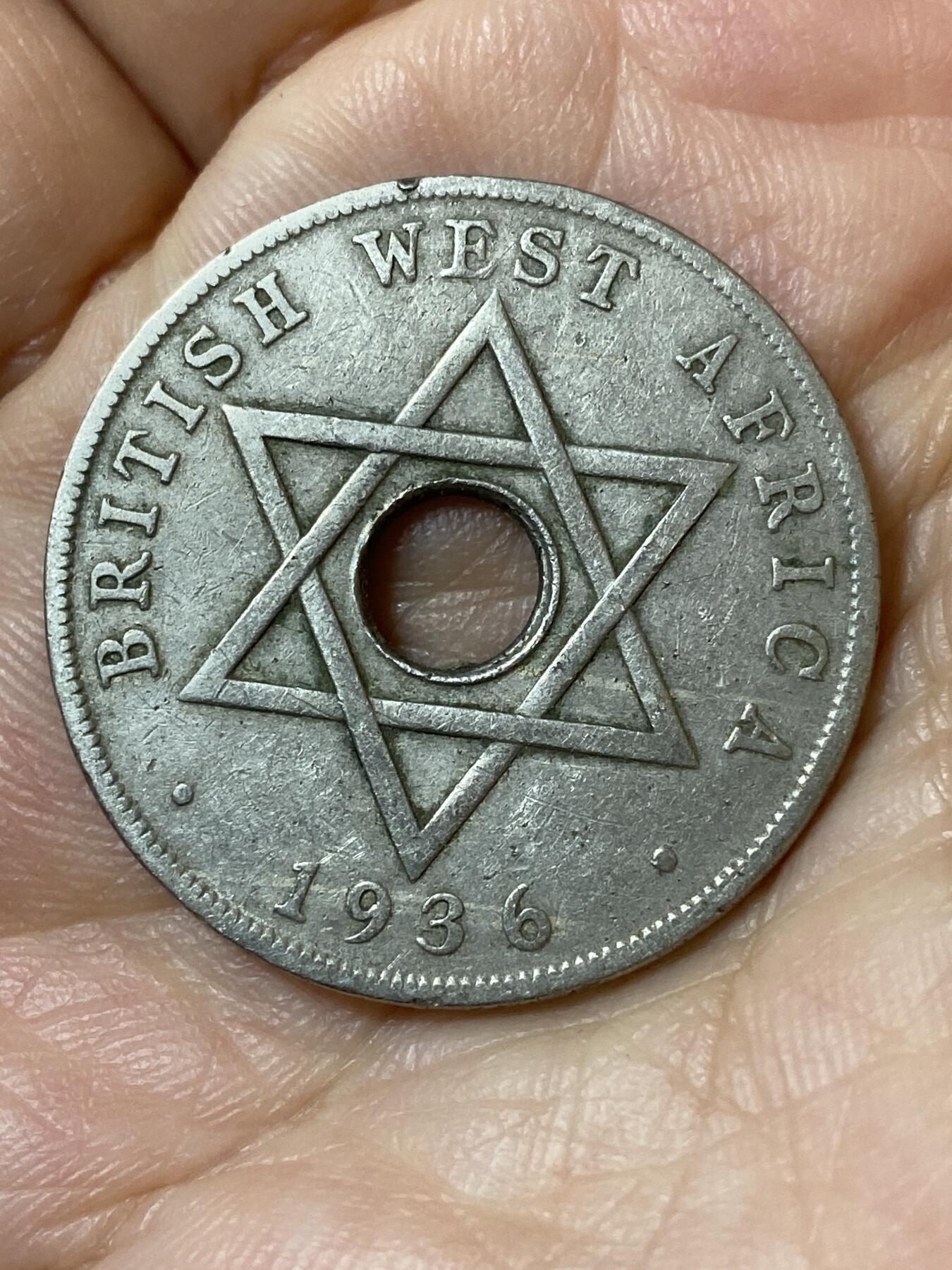 2026年第二十三场(总第一百九十二场）外国好品散币场(年后发货) 英属西非1936单年份1便士(爱德华八世时期，KN标金斯诺顿厂造)