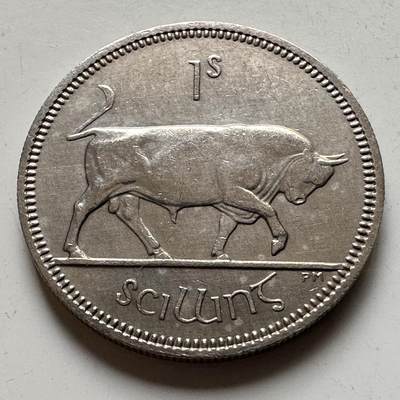 🌹外币初藏🌹🐯2026年第19场 快递已停，正月十五后再发 - 爱尔兰1962年一先令 a